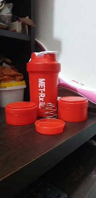 Picture of Sport Shaker Water Bottle 3 In 1 - Spider Shaker Cyclone Shaker Gym Protein Shaker 500Ml - Stay Hydrated And Energized During Workouts