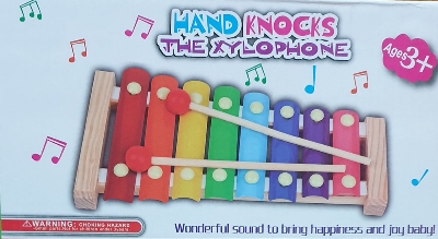 Picture of Hand Knock Wood Piano Kids Toy Xylophone Music Rhythm Learning In Advance-colorful - Multicolor