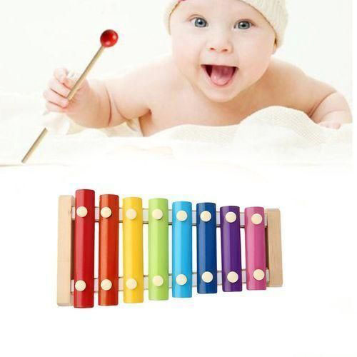 Picture of Hand Knock Wood Piano Kids Toy Xylophone Music Rhythm Learning In Advance-colorful - Multicolor