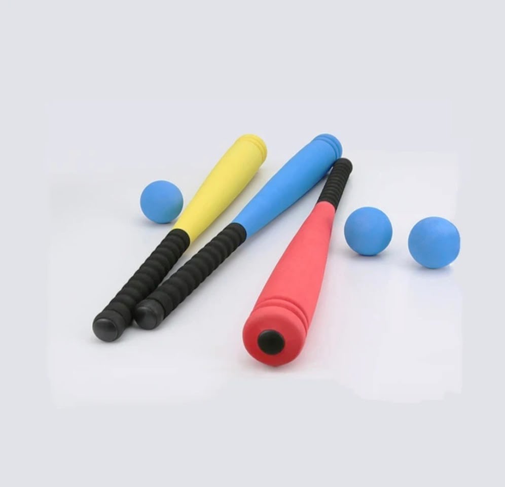 Picture of 24" Kids EVA Foam Baseball bat  Practice Stick & Ball Set- 1pcs - Multicolor