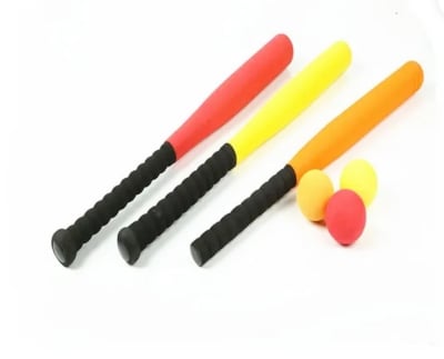 Picture of 24" Kids EVA Foam Baseball bat  Practice Stick & Ball Set- 1pcs - Multicolor