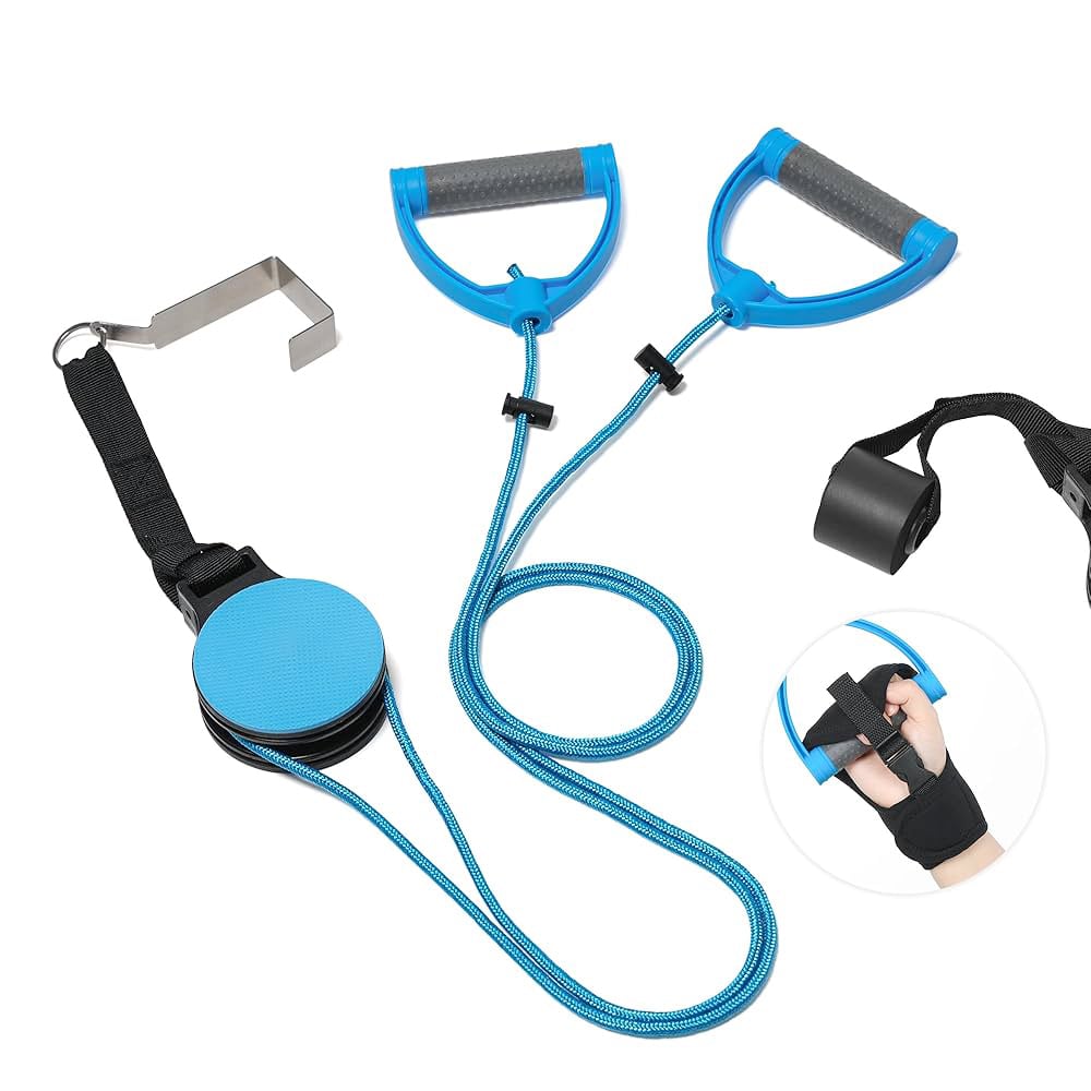 Picture of Pulley Exercisers, Pulley Systems, Range Of Motion Exercises, Cable Machines, Home Exercises - Multicolor