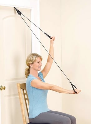 Picture of Pulley Exercisers, Pulley Systems, Range Of Motion Exercises, Cable Machines, Home Exercises - Multicolor