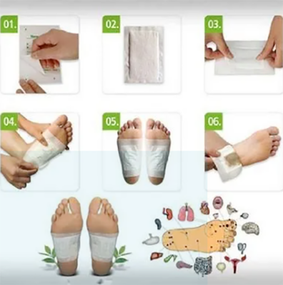 Picture of Kinoki new Detox Foot Pad - 10 Pads - Multicolor