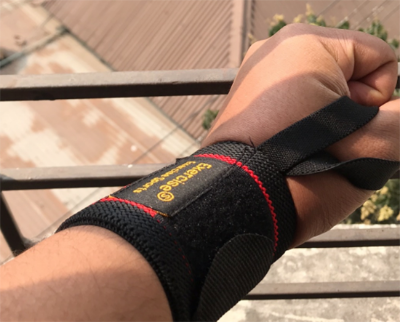 Picture of 1 Pair (2Pcs) Wrist Support Straps Color Wrapped Wristband Basketball Volleyball Weightlifting Fitness Bandage Wristband Elastic Protection Training Necessary - Multicolor