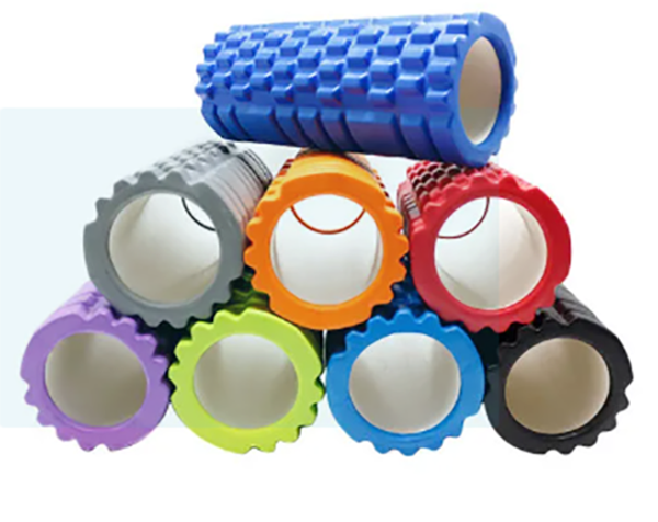 Picture of Yoga Foam Roller for Muscle Massage and Myofascial Trigger Point Release - Multicolor