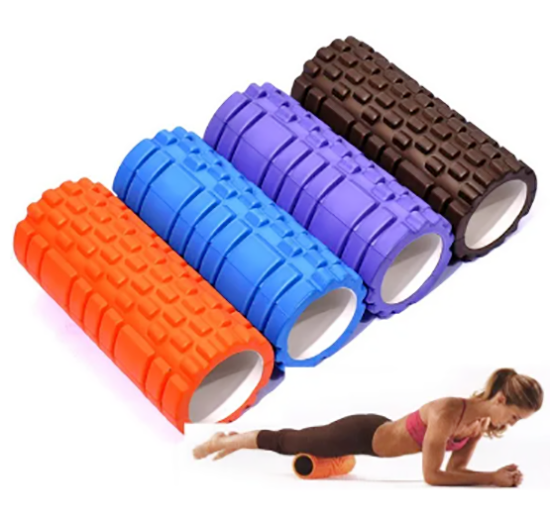 Picture of Yoga Foam Roller for Muscle Massage and Myofascial Trigger Point Release - Multicolor