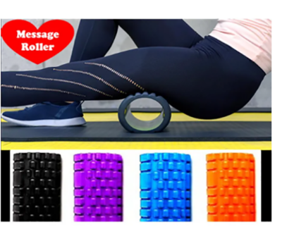 Picture of Yoga Foam Roller for Muscle Massage and Myofascial Trigger Point Release - Multicolor