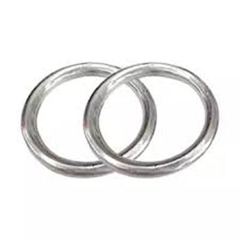 Picture of Pack Of Two Pieces Chin Up Ring - Silver - Enjoy Chin Up Exercises With Silver Rings - Silver
