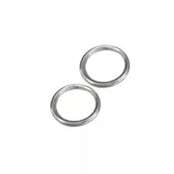 Picture of Pack Of Two Pieces Chin Up Ring - Silver - Enjoy Chin Up Exercises With Silver Rings - Silver