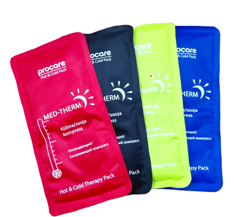 Picture of Reusable Hot and Cold Gel Pack- Ice Pack for Knee, Solder, Back Injuries- Micro woven Heating Pad - Multicolor