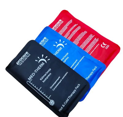 Picture of Reusable Hot and Cold Gel Pack- Ice Pack for Knee, Solder, Back Injuries- Micro woven Heating Pad - Multicolor