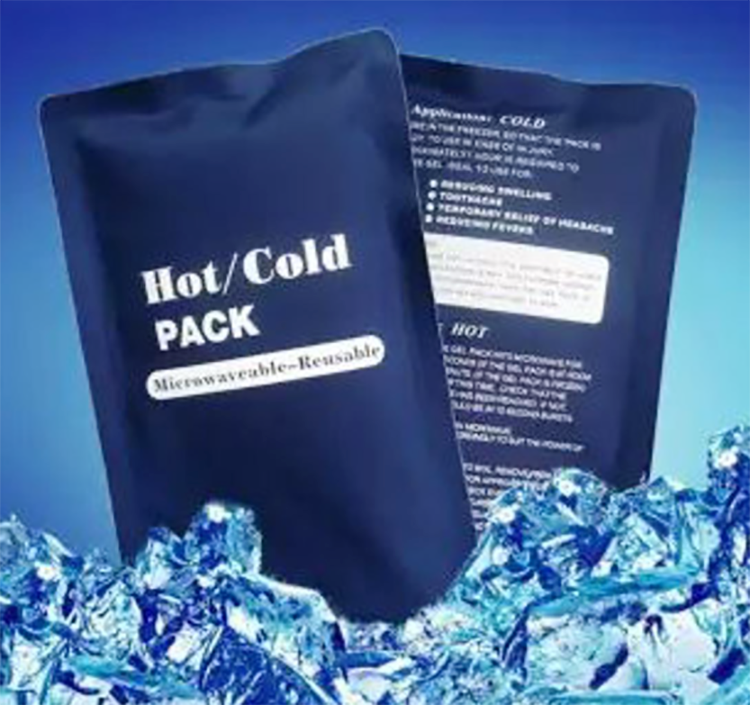 Picture of Reusable Hot and Cold Gel Pack- Ice Pack for Knee, Solder, Back Injuries- Micro woven Heating Pad - Multicolor