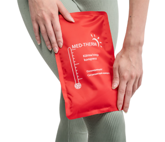 Picture of Reusable Hot and Cold Gel Pack- Ice Pack for Knee, Solder, Back Injuries- Micro woven Heating Pad - Multicolor