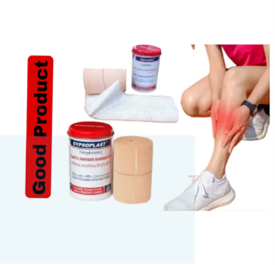 Picture of GYPSOPLAST Elastic Adhesive Bandage B.P 8cm with x 4/6 m (Stretched) length - Multicolor