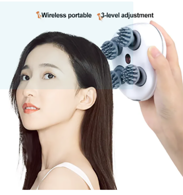 Picture of Smart Scalp Massager With Red Light Therapy - Multicolor