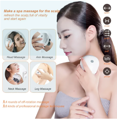 Picture of Smart Scalp Massager With Red Light Therapy - Multicolor