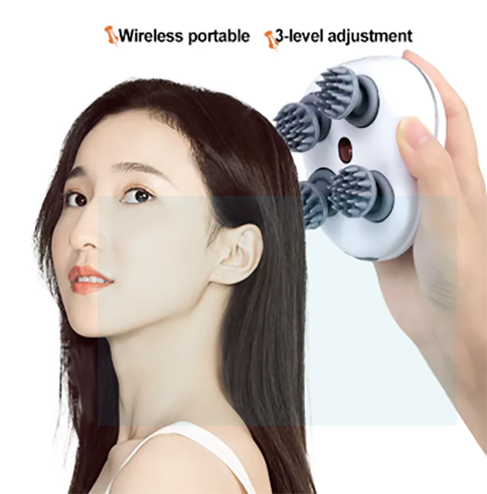 Picture of Smart Scalp Massager With Red Light Therapy - Multicolor