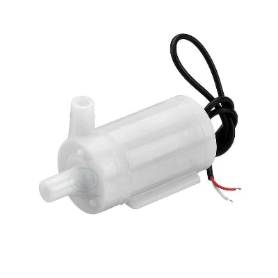 Picture of Mini DC Water Pump 120L/H DC 5V~6V Operate for Aquariam DIY Auto Handwash White_100 gm