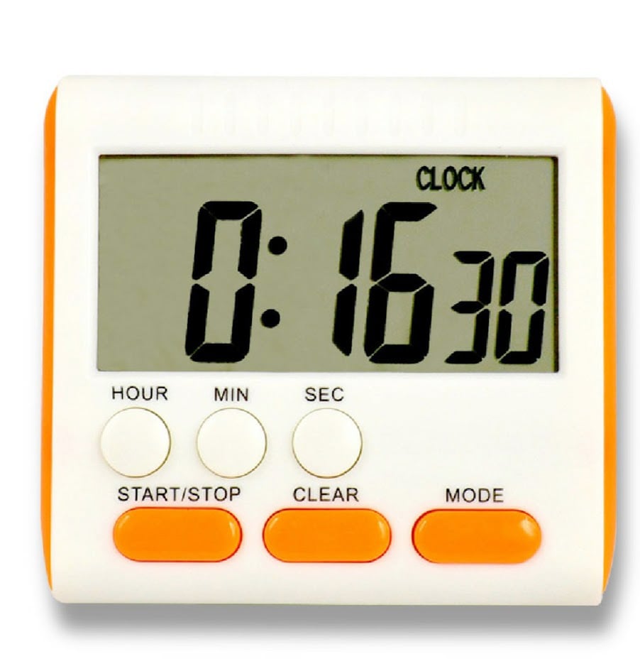 Picture of Kitchen Clock English 24-Hour Electronic Timer Digital Reminder Alarm Clocks: Keep Track Of Time While Cooking With This English 24-Hour Electronic Timer Clock With Battery - Multicolor