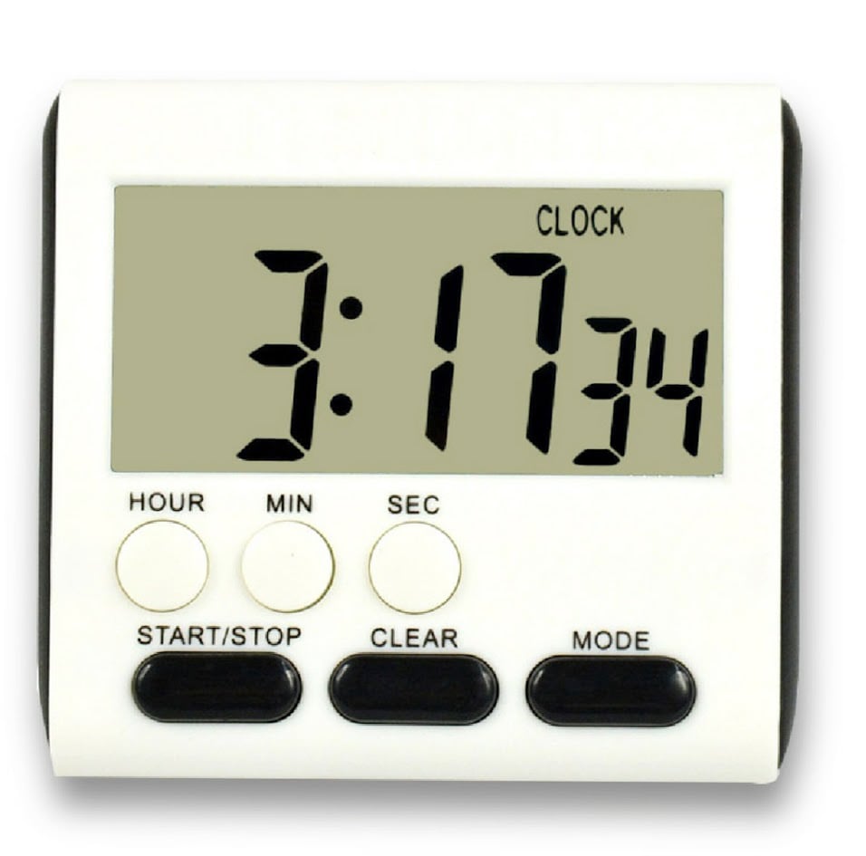 Picture of Kitchen Clock English 24-Hour Electronic Timer Digital Reminder Alarm Clocks: Keep Track Of Time While Cooking With This English 24-Hour Electronic Timer Clock With Battery - Multicolor