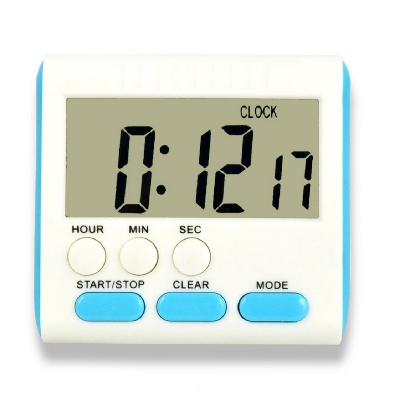 Picture of Kitchen Clock English 24-Hour Electronic Timer Digital Reminder Alarm Clocks: Keep Track Of Time While Cooking With This English 24-Hour Electronic Timer Clock With Battery - Multicolor