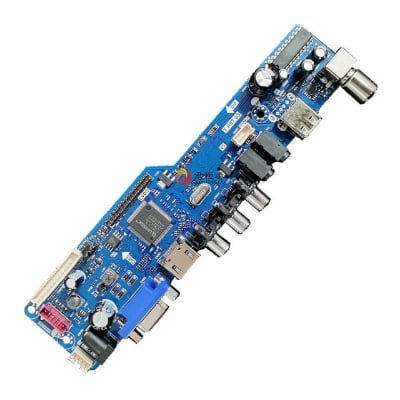 Picture of T.R67.03 Universal LED LCD Motherboard 12V Supply VGA HDMI Input USB Media Player Big DIP Audio Chip Clear OSD Screen Similar DS-V59 V56 CV56XL-L T.V56.03 T.R83.03 