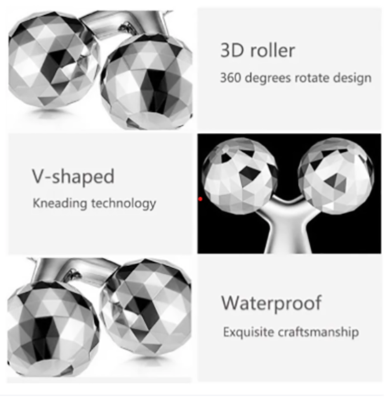 Picture of Y Shaped 3D Body Message Roller 3D Massager Y Shaped Massage Roller Face & Body - Multicolor