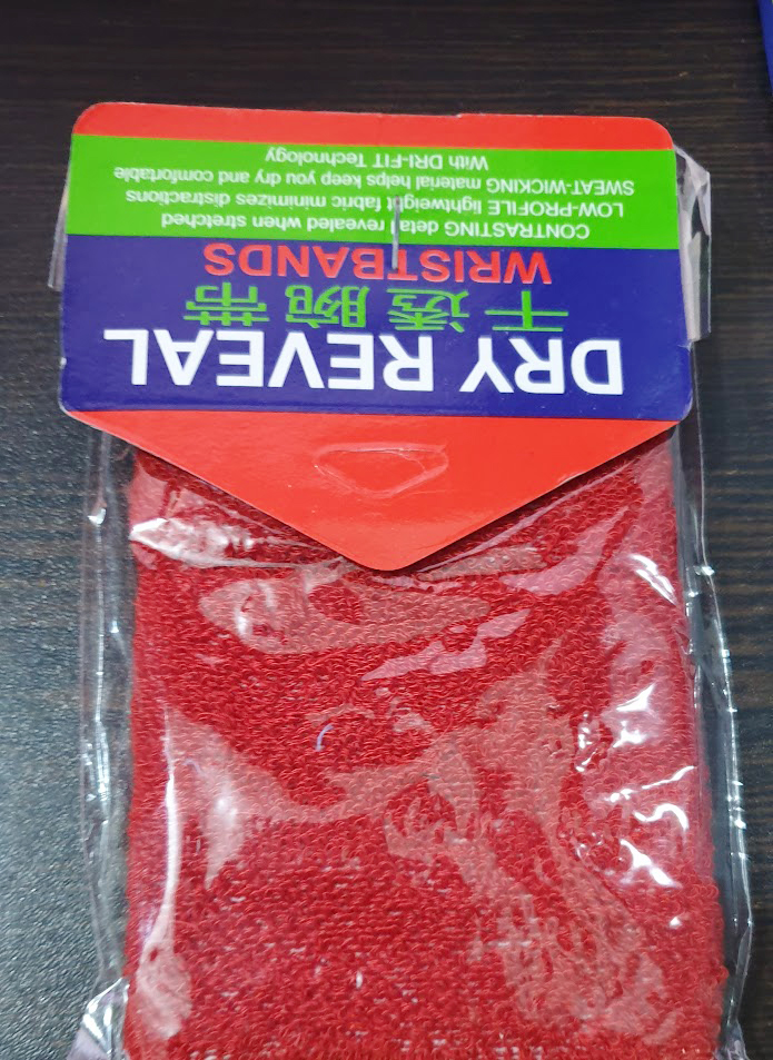 Picture of Wrist Band (2Pcs)- Red Suitable For Men & Women - Red