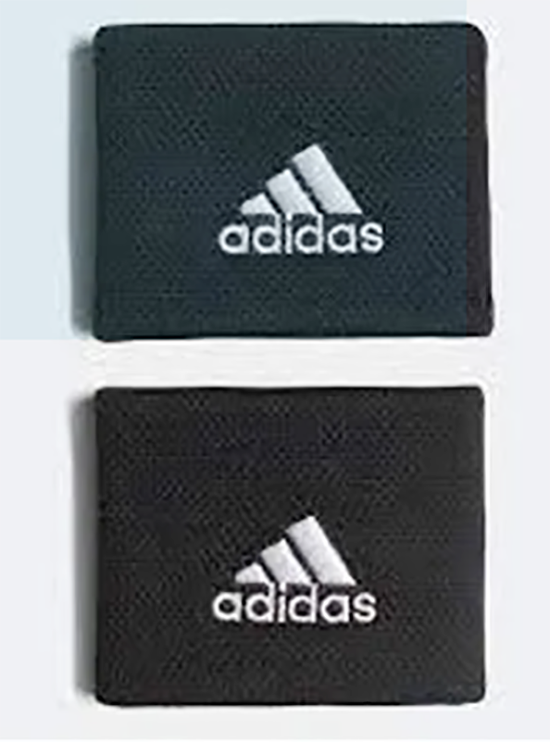 Picture of 2 PCS Sports Wristband, Sweat Band Wrist for Tennis, Basketball, Badminton & Fitness - Black