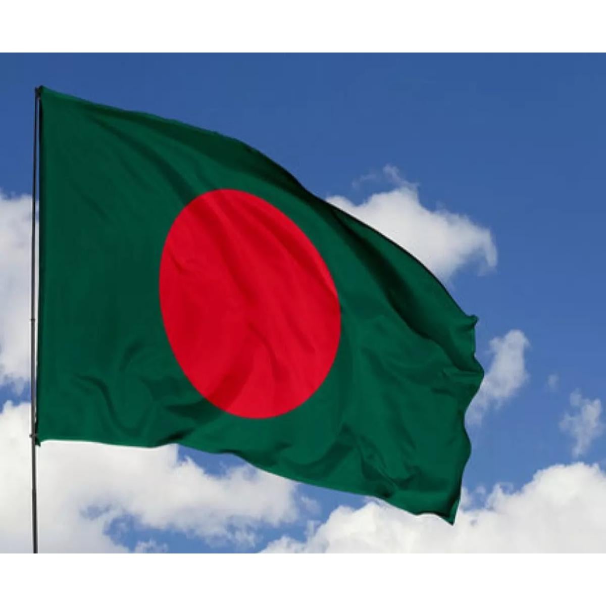 Picture of 10 Feet BY 6 Feet Bangladesh National Flag - Multicolor