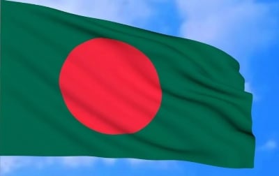 Picture of 3 Feet by 2 Feet Bangladesh National Flag - Display Your Patriotism - Easy To Use and Clean - A Unique Choice For National Pride - Multicolor