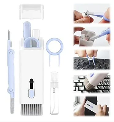 Picture of 7 in 1 touch screen cleaner brush Earbuds Earphone Cleaning Cleaning Tools Keyboard Cleaner Kit Arpad Screen Cleaner Pen kit - Multicolor
