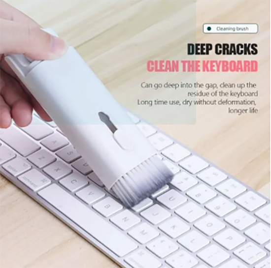 Picture of 7 in 1 touch screen cleaner brush Earbuds Earphone Cleaning Cleaning Tools Keyboard Cleaner Kit Arpad Screen Cleaner Pen kit - Multicolor