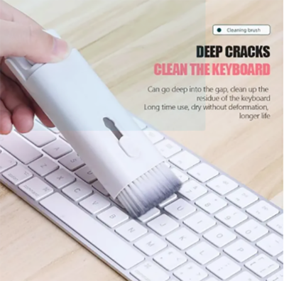 Picture of 7 in 1 touch screen cleaner brush Earbuds Earphone Cleaning Cleaning Tools Keyboard Cleaner Kit Arpad Screen Cleaner Pen kit - Multicolor