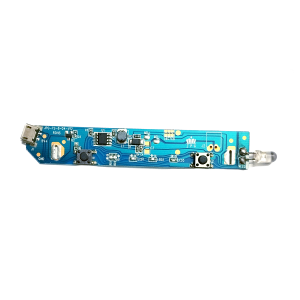 Picture of Mini Rechargeable Fan Circuit 4.2V DC with LED Torch 