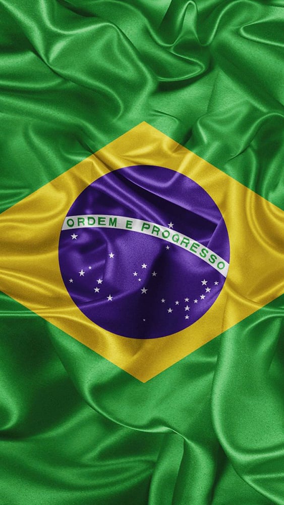 Picture of Brazil National Flag 5X3 Feet, Both Sided Digital printing Chinese flag, high quality product- Sticky Notes - Green