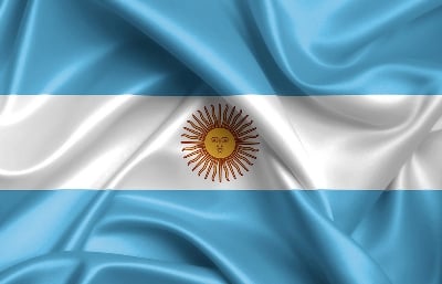 Picture of Argentina National Flag 6X4 Feet, Both Sided Digital printing Chinese flag, high quality product- Sticky Notes