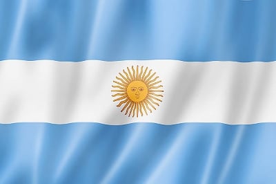 Picture of Argentina National Flag 6X4 Feet, Both Sided Digital printing Chinese flag, high quality product- Sticky Notes
