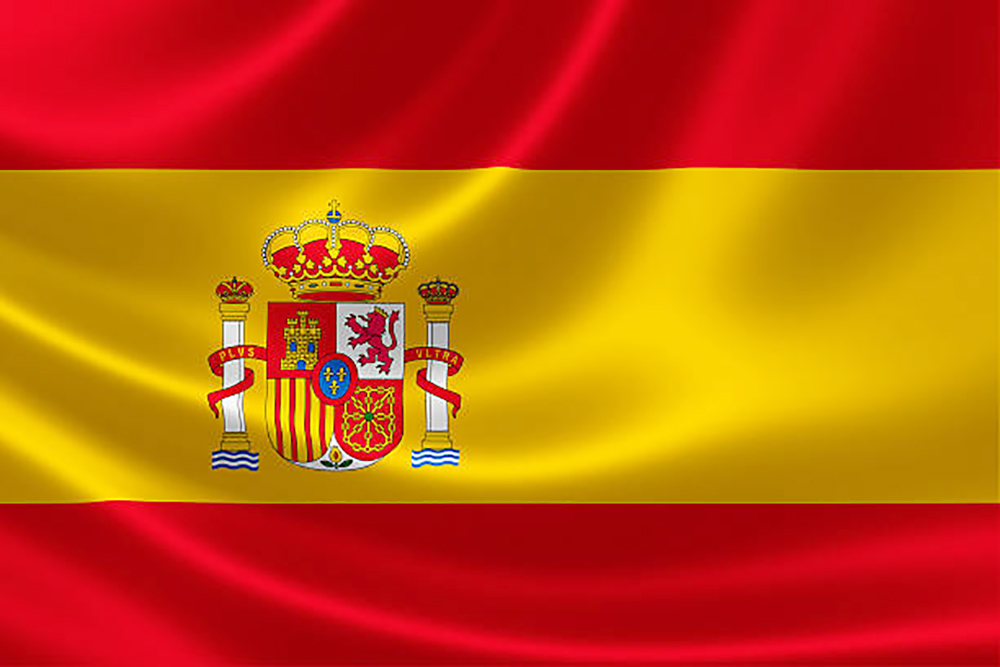 Picture of Spain National Flag 5.5X4 Feet, Both Sided Digital printing Chinese flag, high quality product- Sticky Notes