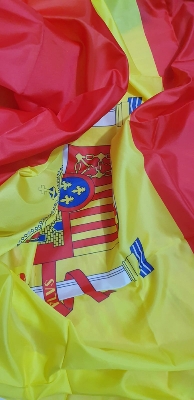 Picture of Spain National Flag 5.5X4 Feet, Both Sided Digital printing Chinese flag, high quality product- Sticky Notes