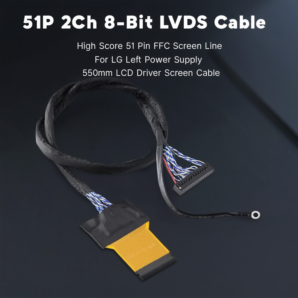 Picture of LVDS FFC FPC 2ch 8 bit 51 pin for Sony LG Samsung 40 inch to 51 inch Panel 