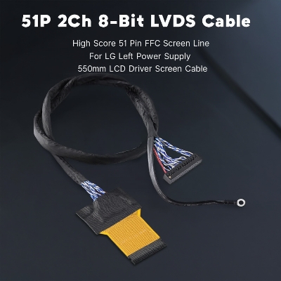 Picture of LVDS FFC FPC 2ch 8 bit 51 pin for Sony LG Samsung 40 inch to 51 inch Panel 