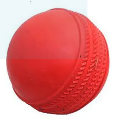 Picture of Play Cricket With 6 Pcs Cricket Rubber Ball - Maruti - Indian - Perfect For Cricket Enthusiasts - Red
