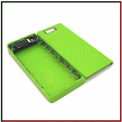 Picture of 8x18650 Power Bank Casing with Digital LCD Display Circuit 5V 2A 2xUSB Output 2xCharging Port without Battery for Mobile Phone Charging 5V USB LED etc Random Color