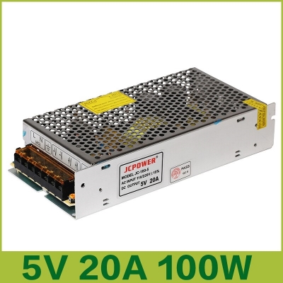 Picture of DC 5V SMPS 5A 10A 20A 40A 25W~200W Input AC 220V Power Supply Module lighting transformer For P10 P6 P4 P5 LED Module LED Strip HD-U6A HD-WF1 HD-WF2 Mobile Charging Station 