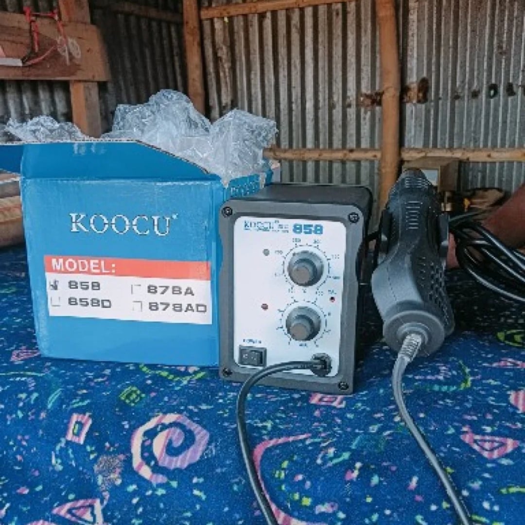 Picture of Hot Air Gun Station Multifunction SMD/SMT Rework station with LED Indicator Light Replace  Baku Active Quick Koocu 858D 878D+ BK-858A 