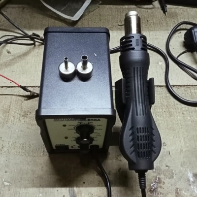 Picture of Analog 858A Hot Air Soldering Station Multifunction SMD/SMT Rework station with LED Indicator Light replace Baku Active Koocu Quick 878D+ BK-858A 