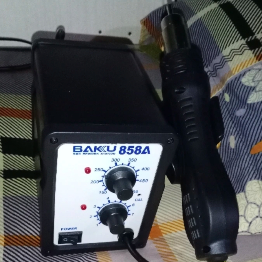 Picture of Analog 858A Hot Air Soldering Station Multifunction SMD/SMT Rework station with LED Indicator Light replace Baku Active Koocu Quick 878D+ BK-858A 