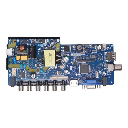 Picture of Universal Combo LED TV Controller Board 21~28 inch TV Panel Built in Power Board and Back light driver similar TP.V56.PA671 U67PA671 T.R67.875 Only TV Board